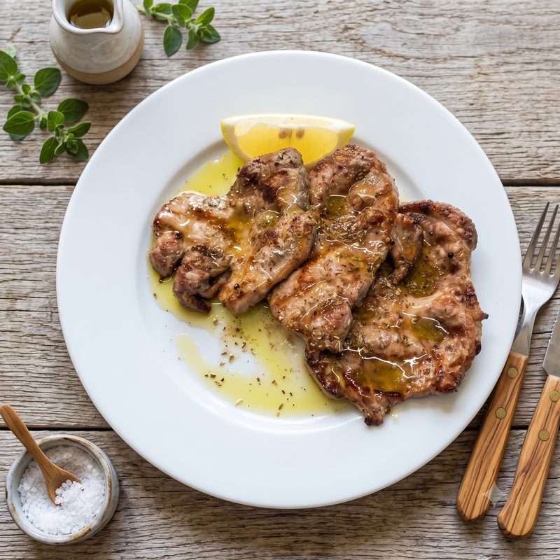 Χοιρινά μπριζολάκια λαιμού