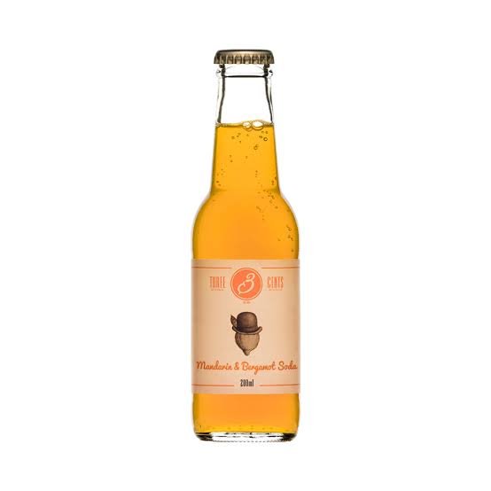 Three Cents mandarin & bergamot Soda 200ml