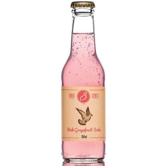 Three Cents pink grapefruit Soda 200ml